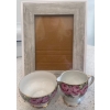 Image 6 : Assortment of Kitchen Items   Coasters, Roaster, Tea Pot, Jug, Frame & More!