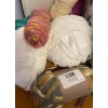 Image 4 : Large Basket Full Of Yard, Thread , Wool, & More!!  Minnie Mouse  PedI Egg  Crafts, & more