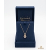 Image 2 : Sterling Silver 925 Enchanted Disney Fine Jewelry Diamond-Pendant Necklace & Earrings 6.1g