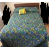 Image 1 : Twin Bed w/ Frame, Mattress, Spring and Bedding 