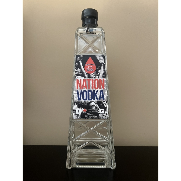 Rig Hand Distillery Premium Nation Vodka Bottle #99 Geoff Stewart Private Collection 750ml 40% 