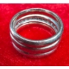 Image 3 : Boujee Thick White Gold Natural Diamond Ring Stamped  Corona 10K/14K, Total 0.5 Carat, Weighs 8.95g