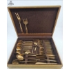 Image 1 :  Vintage Thai Nickel Bronze Cutlery Set.