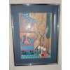Image 1 : Framed Print Of Traditional Persian Art Titled 'Feast In Nature' 16th Century Illistration
