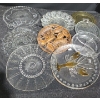 Image 1 : Assorted Decor and Serving Glassware- Egg Plate 11" Diameter, Wooden Plate 9" Diameter and More!