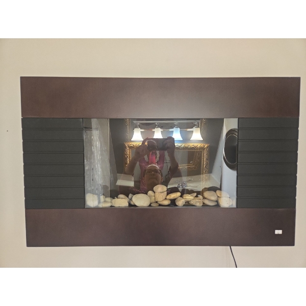 Duraflame EF423-A5605-A5607 Wall Mount Heater With Remote (Needs Battery) 35 L, 22 W, 6 D