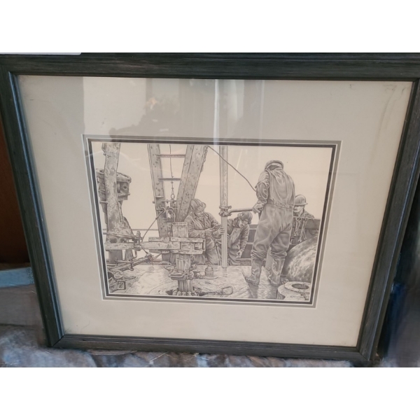 Metal & Mud by B.J. Brown Ltd Edition Print 588/795 19 w 16 1/2 h