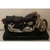 Image 2 : Vintage Style Motorcycle Alarm Clock For Desk, Shelf Or Office Stating "Good Times"