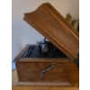 Image 2 : Edison Blue Amberol Player, Large Assortment of Music Tubes and Wood Cabinet 24 W, 13.5 D, 40 T