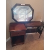 Image 1 : Night Stand w Drawer, Magazine Table 24 w  23 h Mirror 23 1/2 w 19 1/2 h