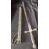Image 4 : Knights Templar - Crusader Shield w/ Katana Sword in Sheath 42L