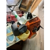 Image 6 : STIHL FS 55 R Petrol Brushcutter (needs new fuel tank) fan gas can plus box filled with various tool