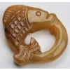 Image 2 : Hand-Carved Jade Fish (23.5 ct, 30×26×5.5 mm)