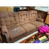 Image 1 : Brown Recliner Sofa 84L x 30D x 36T