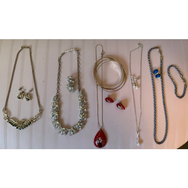 Vintage Avon Fashion Jewelry Sets- Necklace + Earrings