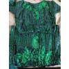 Image 3 : Emerald Green Sequined Performance Costumes - Dance Drama St Patty's Day Defence 