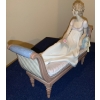 Image 3 : LLADRO Porcelain Retired 'Intermezzo Chaise Lounge' Sculpture  - 12W, 4D, 8T