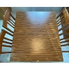 Image 5 : Dinner Table w/ 4 Upholstered Chairs & 2 Leaf Extenders 39x47x29