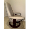 Image 7 : EKORNES Stressless Reclining Armchair & Footstool Set - 100% Genuine Leather