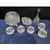 Image 1 : Collection of Crystal Candlestick Holders, Bell and Dishes