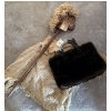 Image 3 : Woven Poncho Vegan Fur Handbag & Prop Horse