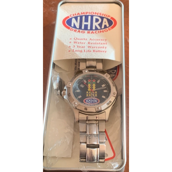NHRA Championship Drag Racing Wrist Watch Quartz 494