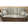 Image 6 : Matching Sofa & Loveseat w/throw cushions  81x38x33"tall