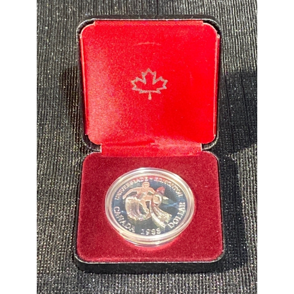 Universiade Edmonton 1983 Silver Canadian Dollar