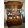 Image 1 : Solid Wood China Cabinet with Glass Display and Cupboards