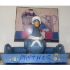 Image 2 : Mother Goose Cookie Jar 15T w/ Shabby Chic Tray & Vintage Print 