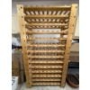 Image 2 : Freestanding or Wall Mounted Wooden Wine Rack 40x25x72"tall