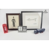 Image 2 : Charlie Chaplin Memorabilia And A Framed Print Of Pablo Picasso's "Le Chien" (The Dog) Sketch.