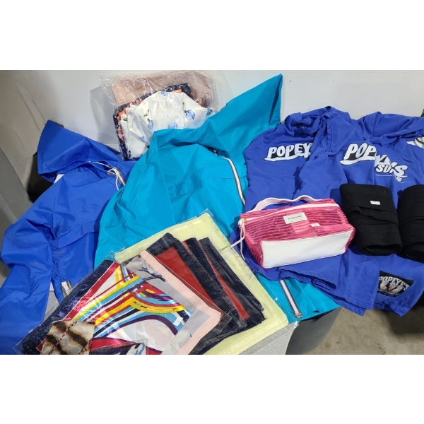 Women's Scarves, Perfumes (Elizabeth Arden, Tresor), Royal Blue (Small), Teal (Large) Windbreakers