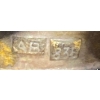 Image 4 : German Waffen SS Officer Ring Marked A.B 83.5% Silver 