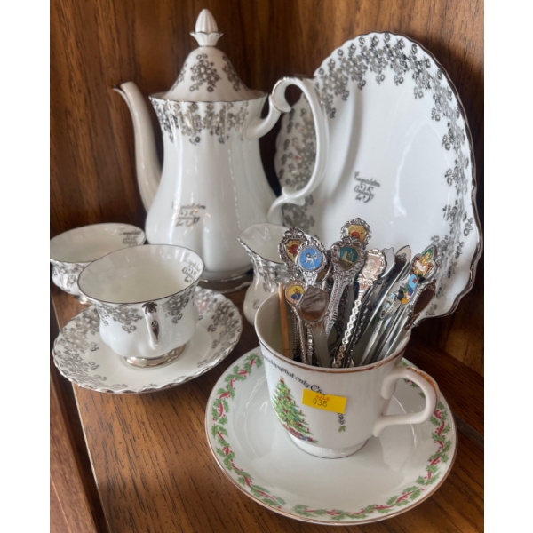 Anniversary China - Vase Collection & More - Tea Set - Cherub Candle Holder & More 