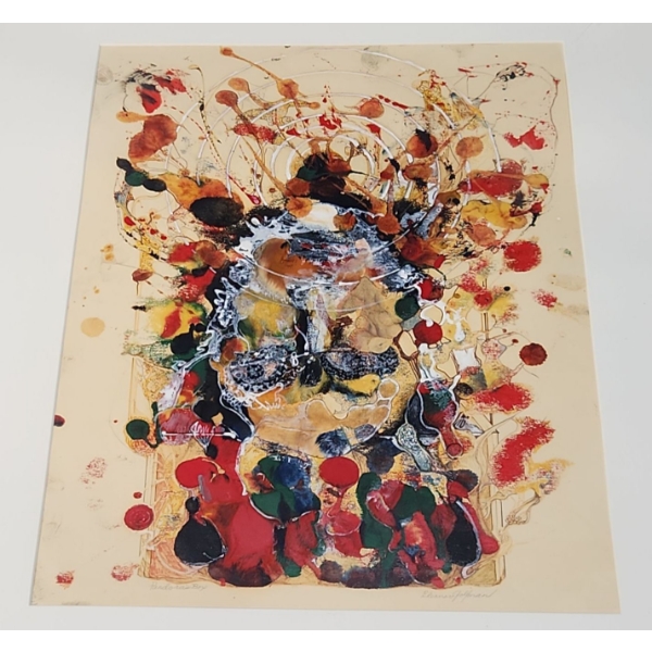 Abstract Expressionism Art Pencil Signed by Artist