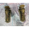 Image 1 : Pair of Gold Coloured Wall Sconces