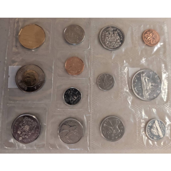 Two Sets of Sealed Canadian Coin Sets with Circulated Coins