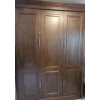 Image 1 : Queen Size Murphy Bed in Dark Finish Wall Case, Safety Lock Keys Included 64 w, 89 h, 19 d