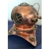 Image 2 : Copper Colored Victorian Diving Helmet Themed Clock  - 7.5T 
