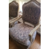 Image 2 : Pair of Upholstered Arm Chairs 23 W, 23 D, 41 T 