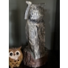 Image 5 : Decorative Owl Collection #4 -  Hand Carved & Painted Wood Own By Zim (20T) w/ Costume Jewelry, More