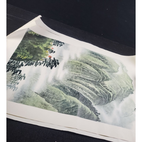 4 Seasons Painting, Mid 20th Century - Scrolls