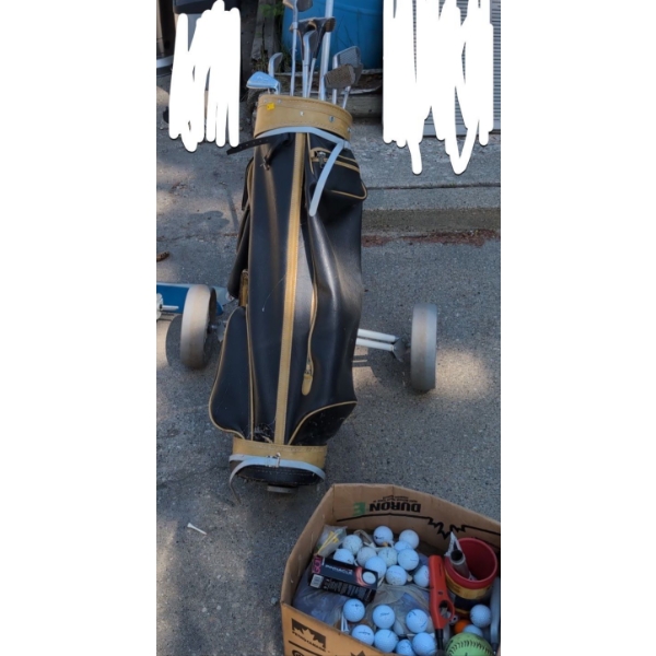 Rossignol Skis w/ Copper Case & Augusta Golf Clubs 