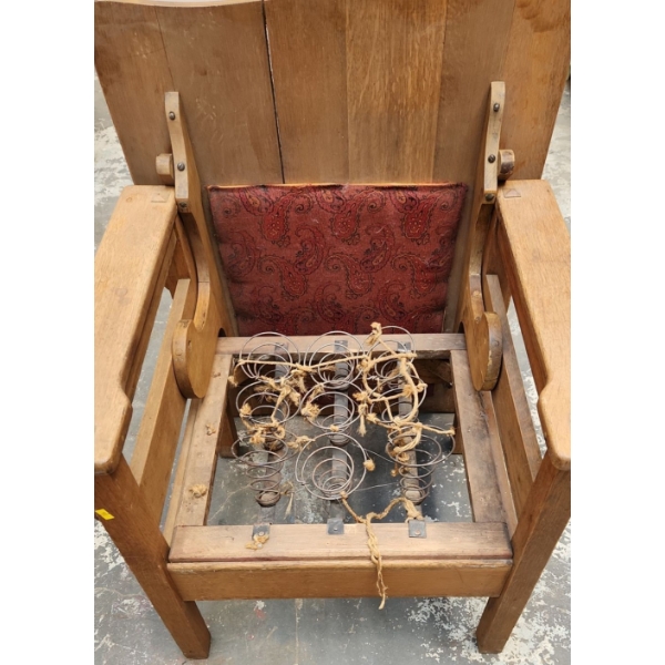 Antique Monk's Chair 27 W, 22 D, 26 T 