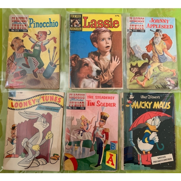 Comic Hoard Mickey Mouse Thumbelina Rumplestiltskin & More 12 Count