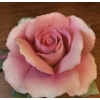 Image 10 : Roses: Capodimonte Roses (One Has Broken Leaf), Bassano Mauve Vase 7 W, 5 T, Small Chips on All