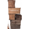 Image 4 : Wooden Crates and Two Wooden Chairs