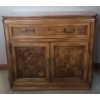 Image 1 : Solid Burl China Hutch 39w x 18d x 24 tall
