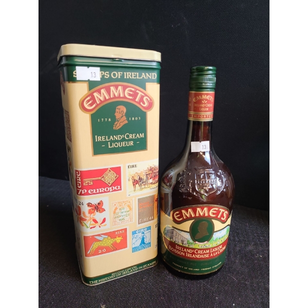 Emmet's Ireland's Cream Liqueur with Collectible Tin